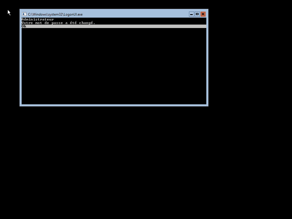 ok mot de passe Windows server 2016 sans interface graphique ok mot de passe Windows server 2016 sans interface graphique