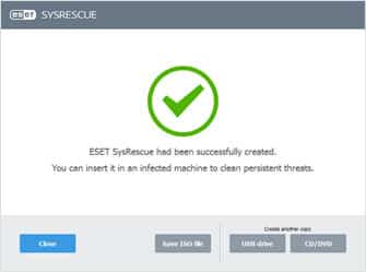 SysRescue Create done SysRescue Create done