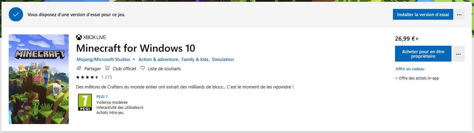 03 - Comment activé un jeu sur Windows Store Comment activé un jeu sur Windows Store