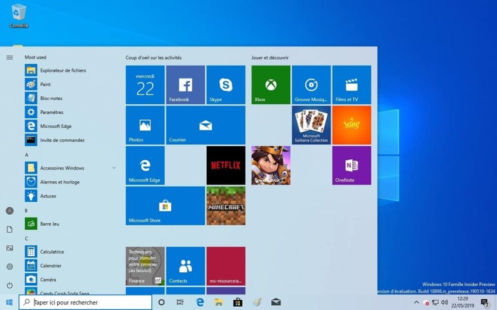 mise à jour manuelle Windows 10 versions 1903 mise à jour manuelle Windows 10 versions 1903