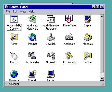 01 - Émulation de windows 95 Émulation de windows 95