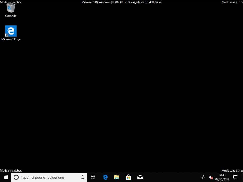 mode sans échec Windows 10 mode sans échec Windows 10