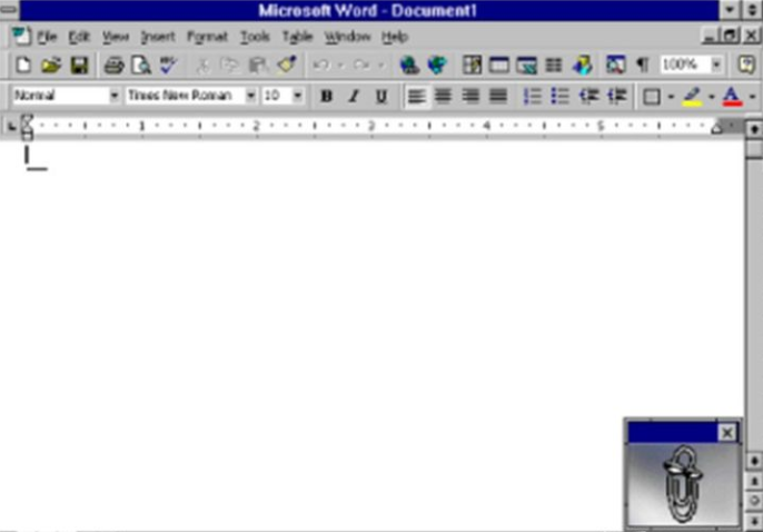 Office 97 interface Office 97 interface