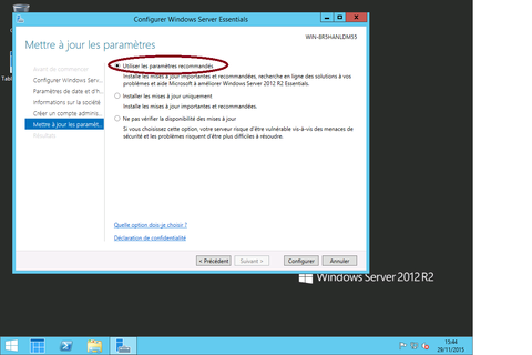 1o Comment installer et configurer un serveur Windows ?