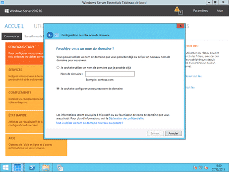 2y Comment installer et configurer un serveur Windows ?