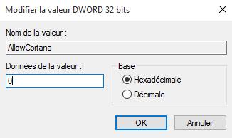 désactiver l'assistant Cortana sur Windows 10 désactiver l'assistant Cortana sur Windows 10