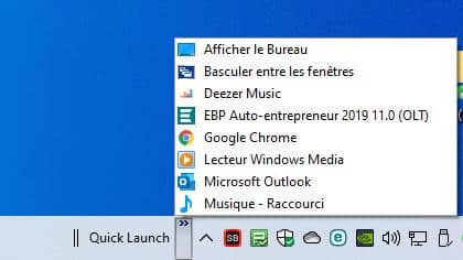 02 - Activer le Quick Launch dans Windows Activer le Quick Launch dans Windows