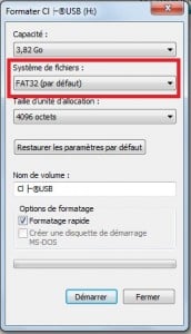 cle usb bootable FAT cle usb bootable FAT
