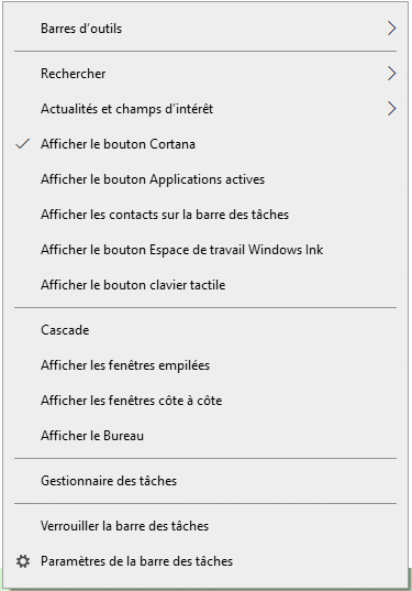 Désactiver la météo Windows store sur la barre des tâches Windows 10 Désactiver la météo Windows store sur la barre des tâches Windows 10