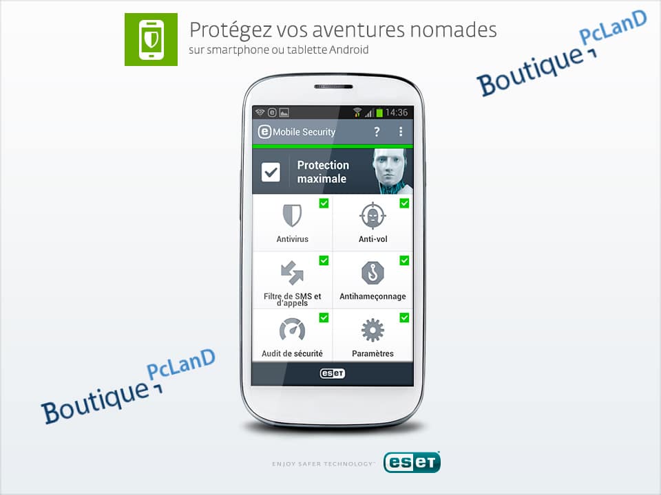 Comment ajouter clé de licence ESET mobile Security