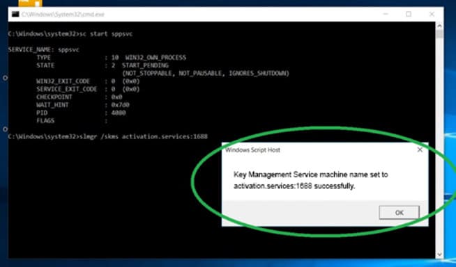 01 - activation.services 1688 activer Windows server 2022