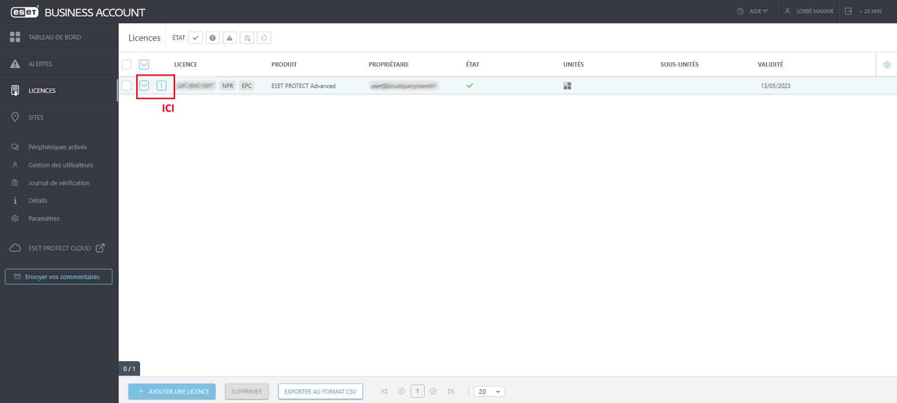 retrouver sa clé de licence ESET dans ESET Business Account retrouver sa clé de licence ESET dans ESET Business Account