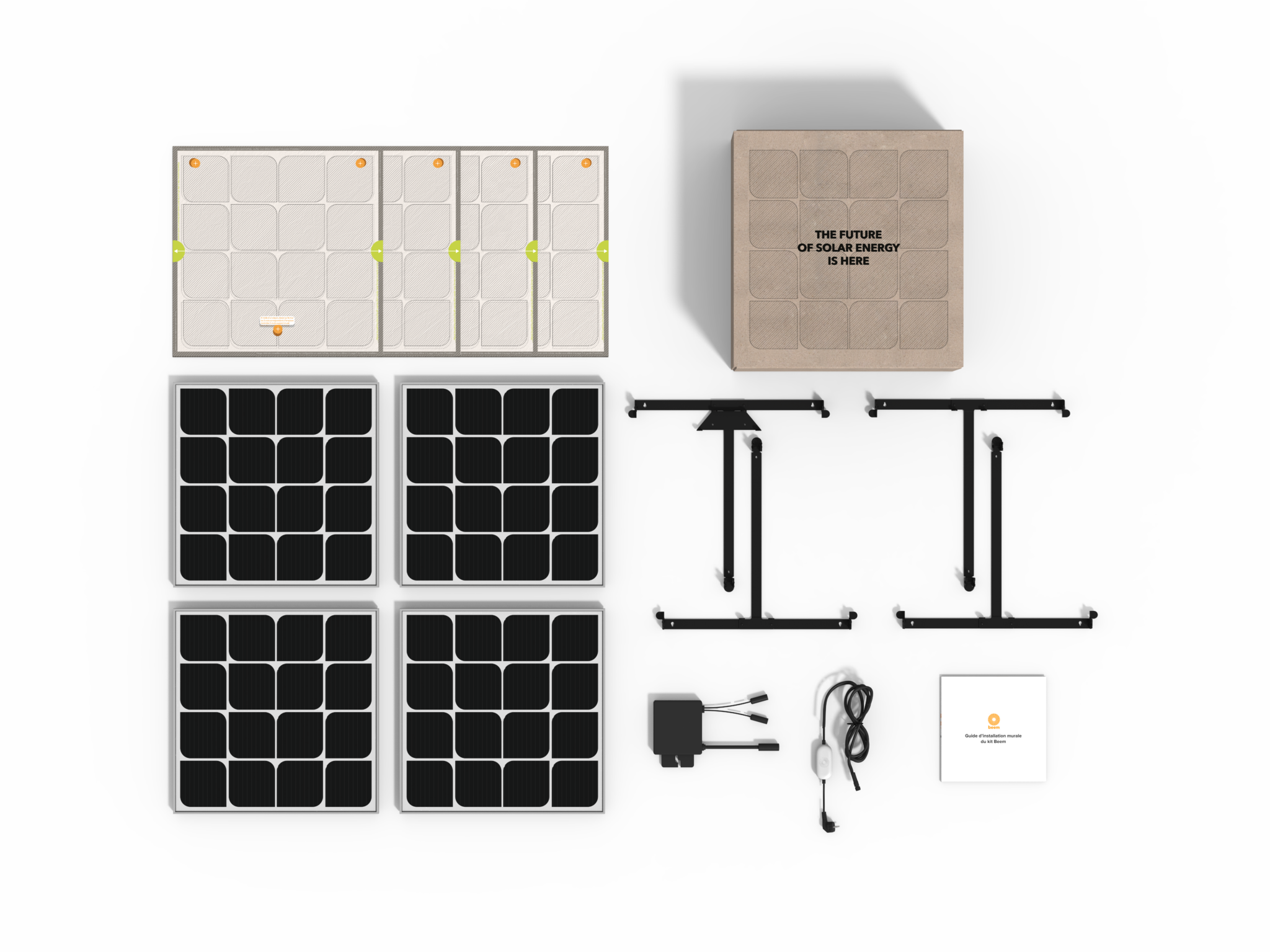 20221117_Beem_Packaging_WALLMOUNT Kit solaire Beem energy Plug-and-Play
