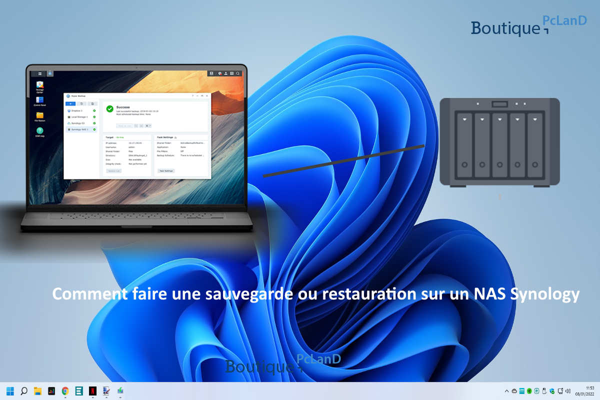 Comment faire une sauvegarde ou restauration sur un NAS Synology