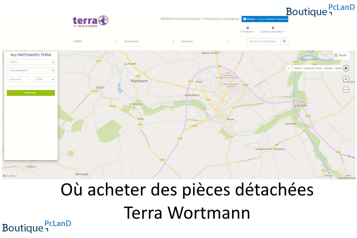 Pièces de remplacement Terra computer : devis gratuit