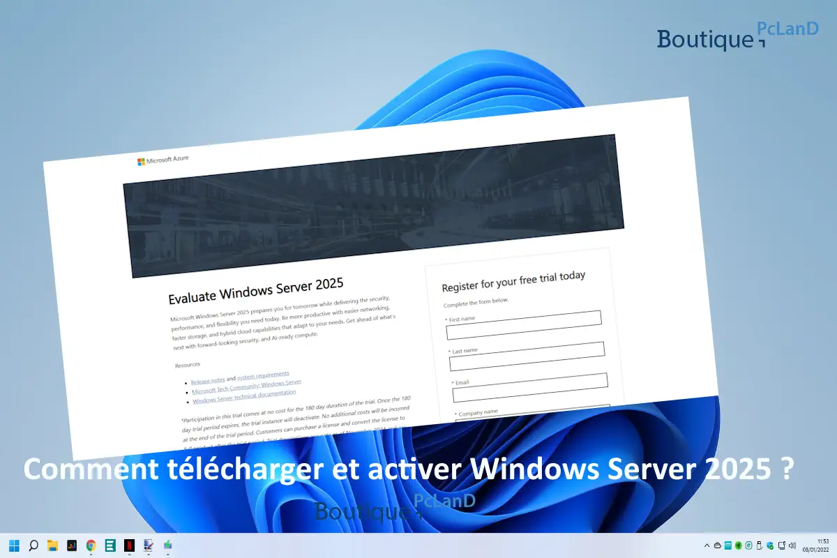 Comment télécharger et activer Windows Server 2025 ?