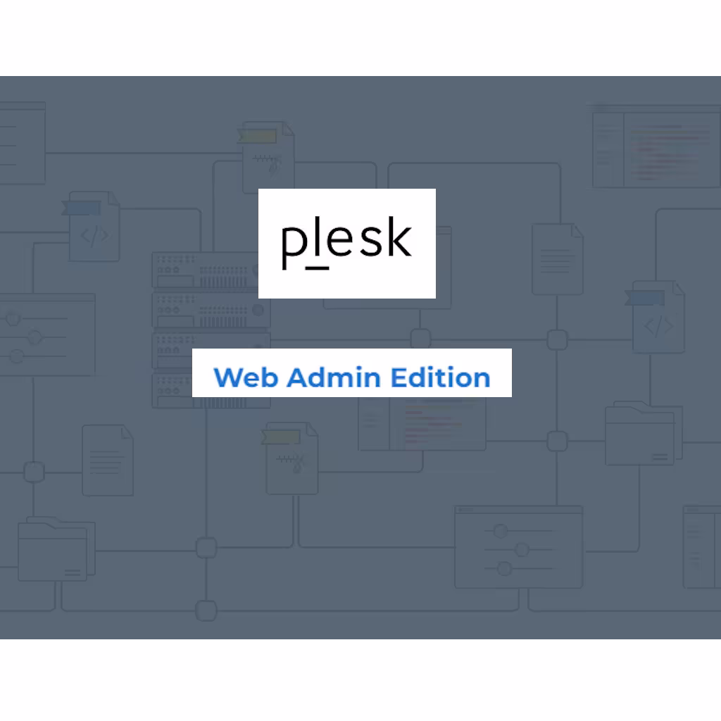 Licence Plesk Web Admin Edition pour 10 domaines