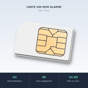 CARTE SIM M2M ALARME — Ajax · Risco
