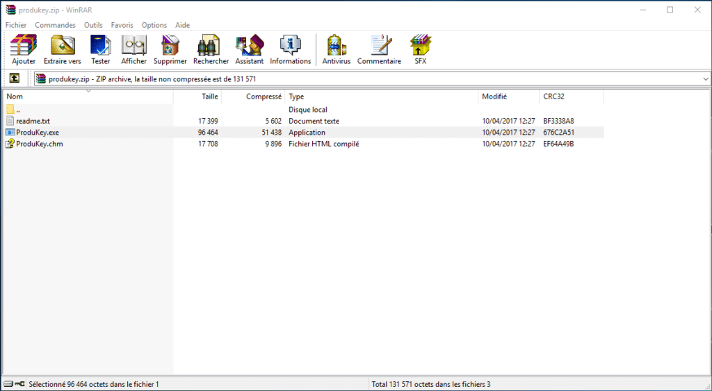 comment une obtenir clé windows